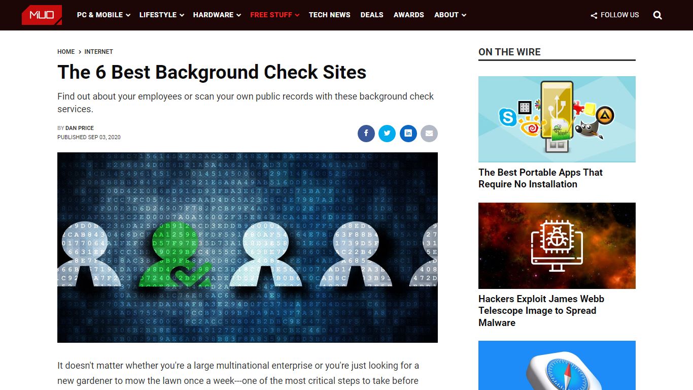 The 6 Best Background Check Sites - MUO